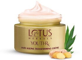 Lotus Herbals YouthRx Anti Ageing Transforming Cream  SPF 25  PA+++  Preservative Free  50g
