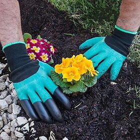 1 Pair Garden Claw Gloves For Digging, Men &Amp; Women, For Easily Digging Plantations And Growing Seed Plants