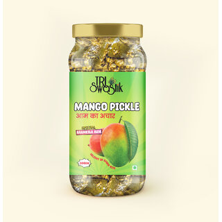                       Tri Swastik  Mango Pickle  Home Made  Organic                                              
