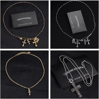 Necklaces in The Shape of A Cross Made of Metal Materials. Necklaces in The Shape of A Cross Made of Metal Materials.