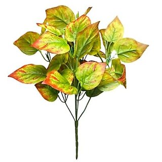 De Gardenia Natural Looking Artificial Money Plant | Ornamental Tree for Interior Home Shop and Office Decor | 18 Inches Tall | Pot Not Included (2 Carton_5)