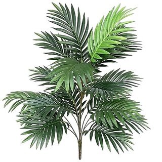 De Gardenia Artificial Areca Palm Plant 21 Leaves 75 cm Tall No Pot Included Realistic Faux Green Plant for Indoor and Outdoor Decor De Gardenia Artificial Areca Palm Plant 21 Leaves 75 cm Tall No Pot Included Realistic Faux Green Plant for Indoor and Outdoor Decor