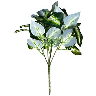                       De Gardenia Natural Looking Artificial Money Plant | Ornamental Tree for Interior Home Shop and Office Decor | 18 Inches Tall | Pot Not Included (1 Carton_2)                                              