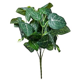                       De Gardenia Natural Looking Artificial Money Plant | Ornamental Tree for Interior Home Shop and Office Decor | 18 Inches Tall | Pot Not Included (2 Carton_4)                                              