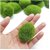 De Gardenia 24 PCS 3 Size Artificial Moss Rocks Decorative Green Moss BallsMoss Stones Green Moss Covered Stones Fake Moss Decor for Floral Arrangements Fairy Gardens and Crafting