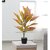 De Gardenia Artificial Plant Leaves Tropical Monstera Large Artificial Plants Fake Zebra Leaf Plastic Palm Tree Branch for Home Garden Decor | 26 Leaves (Height : 76CM Green-C) Pot Not Included