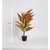 De Gardenia Artificial Plant Leaves Tropical Monstera Large Artificial Plants Fake Zebra Leaf Plastic Palm Tree Branch for Home Garden Decor | 26 Leaves (Height : 76CM Green-C) Pot Not Included