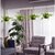 De Gardenia English Ivy Artificial Plant in Hanging Ironware Basket | 16 Inches Green Faux Ivy | Decorative Hanging Basket for Home Balcony and Garden Decor | Indoor/Outdoor Use
