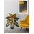 De Gardenia Artificial Caladium Plant with Black Pot | 12 Leaves with Web Pattern | 78.7 cm Tall Decorative Indoor Plant for Home and Office Decor (Red Patched Caladium Plant)