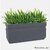 De Gardenia FOXB GT Rectangle Pots for Plants Durable Lightweight Polymers Indoor/Outdoor Flower Pot for Living Room Balcony Garden and Office Decor (Grey 21 Inch)