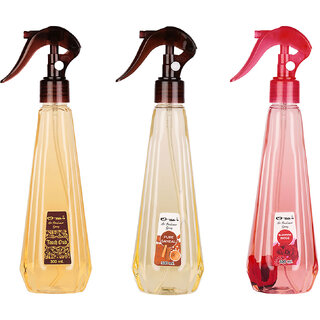 Ossa Touch Oud 300ml, Pure Sandal 300ml, Blooming Rose 300ml Air Freshener Combo For Home And Office (Pack of 3) Ossa Touch Oud 300ml, Pure Sandal 300ml, Blooming Rose 300ml Air Freshener Combo For Home And Office (Pack of 3)