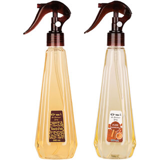 Ossa Touch Oud 300ml, Pure Sandal 300ml Air Freshener Combo For Home And Office (Pack of 2) Ossa Touch Oud 300ml, Pure Sandal 300ml Air Freshener Combo For Home And Office (Pack of 2)