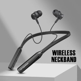 Signatize Wireless in-Ear Neckband Bluetooth Earphones with 10mm Drivers, Rich Music Experience, 50 Hours Playtime, Type Signatize Wireless in-Ear Neckband Bluetooth Earphones with 10mm Drivers, Rich Music Experience, 50 Hours Playtime, Type