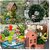 De Gardenia Preserved Reindeer Moss Natural Multicolored Moss for Crafts DIY Arts Home and Office Wall Decor  Bulk 100g to 1000g Packs (White 300g)
