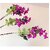 De Gardenia Artificial Bougainvillea Sticks - Set of 2 | Home and Office Dxc3xa9cor Perfect for Christmas Decoration and Craft Wedding Centerpiece (42 inches) (Purple)
