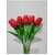 De Gardenia Artificial Tulip Flower Sticks 13.5 Inch Tall Faux Red Tulips for Vase Arrangements Home Decor and Special Occasions (Vase Not Included)