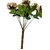 De Gardenia Artificial Rose Flowers Bunch 9 Flower Heads 10 x 17.5 Inches Home Decor  Office Decor  Perfect for Gifting (2 Beige & Brown)