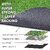 De Gardenia High Density Artificial Grass | Premium Lawn Turf | Indoor and Outdoor Use Carpet Mat | Dust and Waterproof | Skin Friendly | Artificial Grass Carpet Mat | 35/40MM (6.6X7 Sq ft 40MM)