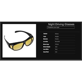 unisex night driving glasses anti - glare vision driver safety glasses classic uv 400 protection glasses