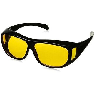                       SHOP-STORY - Night Vision Night Goggle Yellow Glass Anti Glare Improves Day and Night Driving                                              