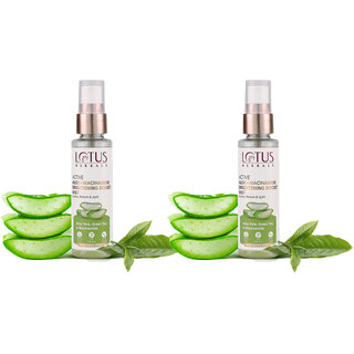 Lotus Herbals Active Aloe + Niacinamide Brightening Boost MistHydrate, Refresh Uplift50Ml ( Pack Of 2 ) Lotus Herbals Active Aloe + Niacinamide Brightening Boost MistHydrate, Refresh Uplift50Ml ( Pack Of 2 )