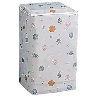                       Washing Machine Cover Washer/Dryer Cover Sunscreen Dustproof Cover Load Washer Protection Waterproof Resistant Anti-aging Washing Machine DryerLid (Top Loading- 57x 56 x 84 cm Color/Design May Vary) 1 PCS                                              
