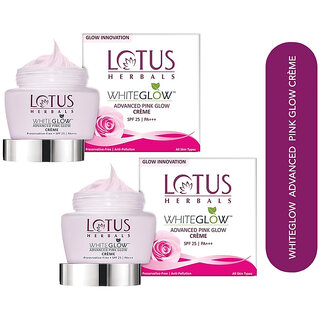                       Lotus Herbals PrglowAdv. Pink Glow Crme 35Gm ( Pack Of 2 )                                              