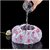 Altegic Shower Cap for Women Bath Shower Clear Hair Cover Bathing Elastic Free-Size Reusable for Homes Spas Salons