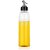 1 L Oil Dispenser Bottle for Kitchen (1000 ml) Food Graded Clear Finish Unbreakable Plastic Olive/Vinegar with Airtight Lid Leak Proof Transparent Dispenser (Oil Dispenser) (PACK of 1)