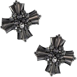2 Piece Crosses Hand-Beaded Fabric Patches Sew-On Patch For Clothes Bead Embroidery Patches Diy Material For Earrings 2 Piece Crosses Hand-Beaded Fabric Patches Sew-On Patch For Clothes Bead Embroidery Patches Diy Material For Earrings