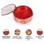 Aronkart 3-PCS Round Shape Makeup Organizer  Jewellery Organize  Storage Box Multi-Purpose Used Vanity Boxes