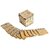 Aronkart Creation Brocade Jewellery Box Organizer Multipurpose Jewellery Storage Bag Travel Kit Organizer with 10 Pouch (Golden)
