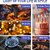 USB Rechargeable Electric Gas Lighter for Kitchen, Lighter for Candles, Electric Arc Lighter with Led Battery Indicator,