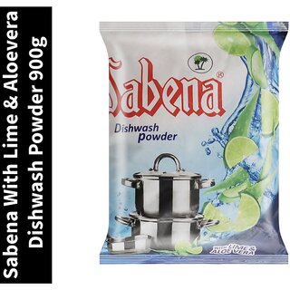 Lime Aloevera Sabena With Dishwash Powder 900g Lime Aloevera Sabena With Dishwash Powder 900g