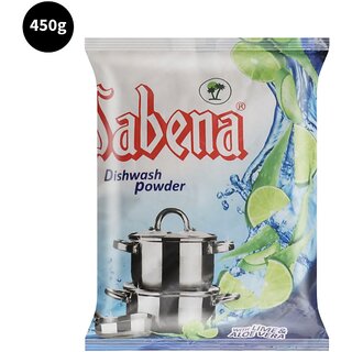 Sabena Dishwash Powder With Lime Aloevera 450gm Sabena Dishwash Powder With Lime Aloevera 450gm