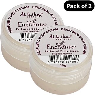 Al Hiba Perfume Body Cream Enchanter (10gm) (Pack of 2) Al Hiba Perfume Body Cream Enchanter (10gm) (Pack of 2)