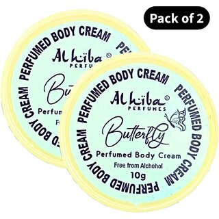 Al Hiba Perfume Body Cream Butterfly (10gm) (Pack of 2) Al Hiba Perfume Body Cream Butterfly (10gm) (Pack of 2)