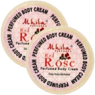 Al Hiba Rose Perfume Body Cream 10g Pack of 2 Al Hiba Rose Perfume Body Cream 10g Pack of 2