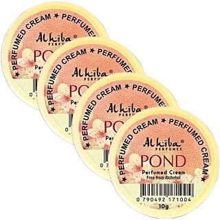 Al Hiba Pond Perfume Body Cream 10g Pack of 4 Al Hiba Pond Perfume Body Cream 10g Pack of 4