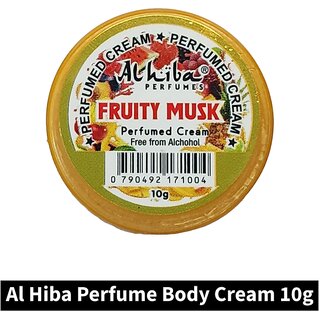 Al Hiba Perfume Body Cream Fruity Musk (10gm) Al Hiba Perfume Body Cream Fruity Musk (10gm)