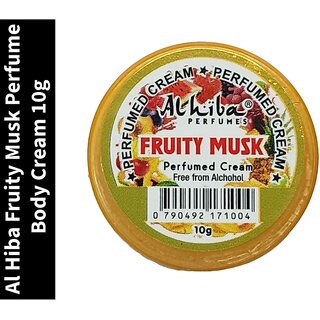                       Fruity Musk Al Hiba Perfume Body Cream 10g                                              