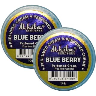 Al Hiba Blue Berry Perfume Body Cream 10g Pack of 2 Al Hiba Blue Berry Perfume Body Cream 10g Pack of 2