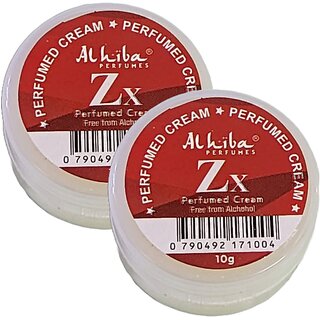 Al Hiba Zx Perfume Body Cream 10g Pack of 2 Al Hiba Zx Perfume Body Cream 10g Pack of 2