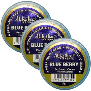 Al Hiba Blue Berry Perfume Body Cream 10g Pack of 3 Al Hiba Blue Berry Perfume Body Cream 10g Pack of 3
