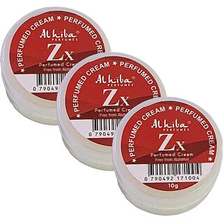                       Al Hiba Zx Perfume Body Cream 10g Pack of 3                                              