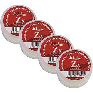Al Hiba Zx Perfume Body Cream 10g Pack of 4 Al Hiba Zx Perfume Body Cream 10g Pack of 4