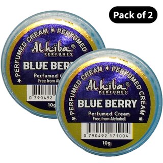 Al Hiba Perfume Body Cream Blue Berry (10gm) (Pack of 2) Al Hiba Perfume Body Cream Blue Berry (10gm) (Pack of 2)