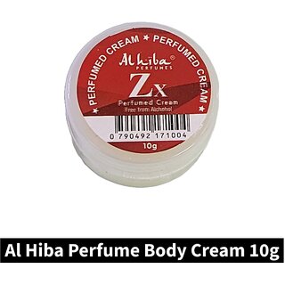 Al Hiba Perfume Body Cream Zx (10gm) Al Hiba Perfume Body Cream Zx (10gm)