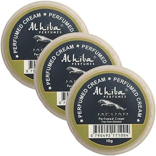                       Al Hiba Jaguar Perfume Body Cream 10g Pack of 3                                              