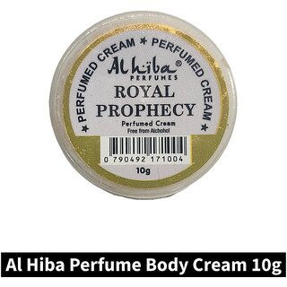 Al Hiba Perfume Body Cream Royal Prophecy (10gm) Al Hiba Perfume Body Cream Royal Prophecy (10gm)